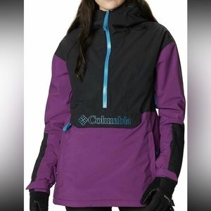 Columbia Dust on Crust Insulated Ski Snowboard Side Zip Jacket Anorak Womens M